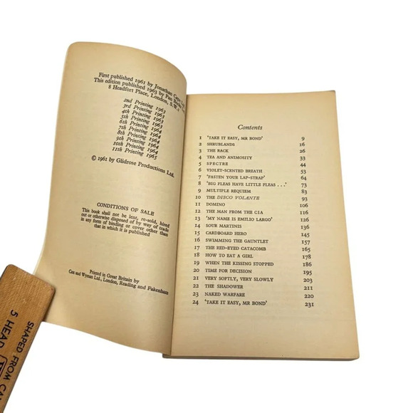 Ian Fleming James Bond 4 Book PB PAN Goldfinger Thunderball Diamonds More 1960s - Picture 11 of 16